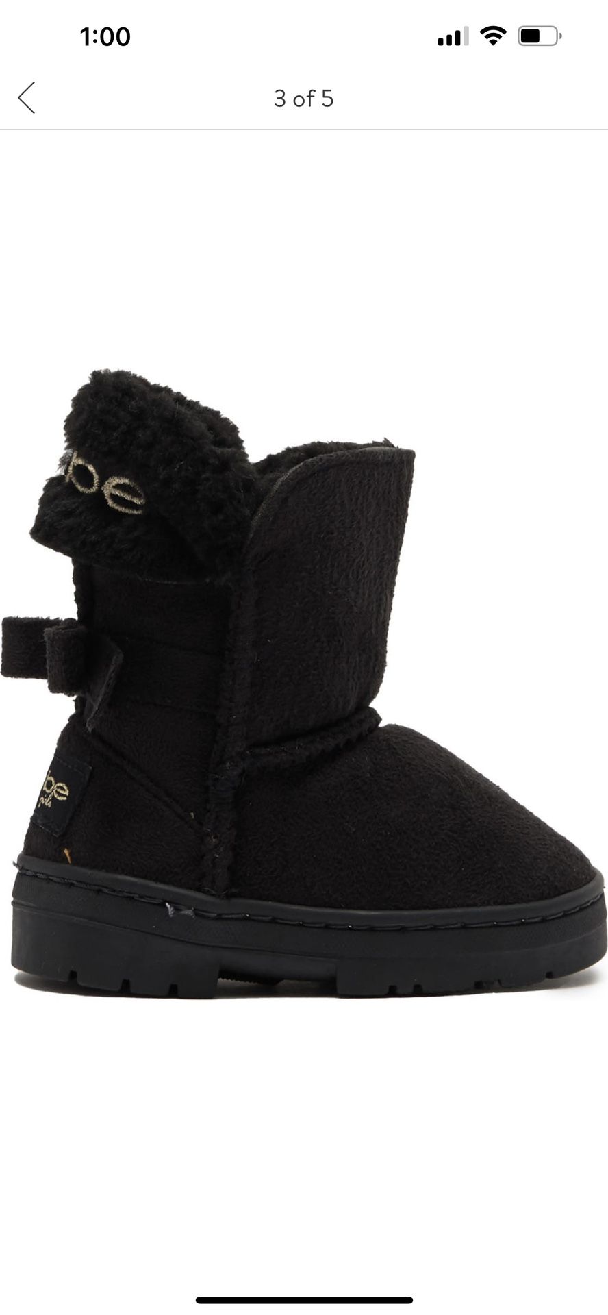 BEBE Toddlers Boots Pink Size 5 Black Size 7 - photo 5