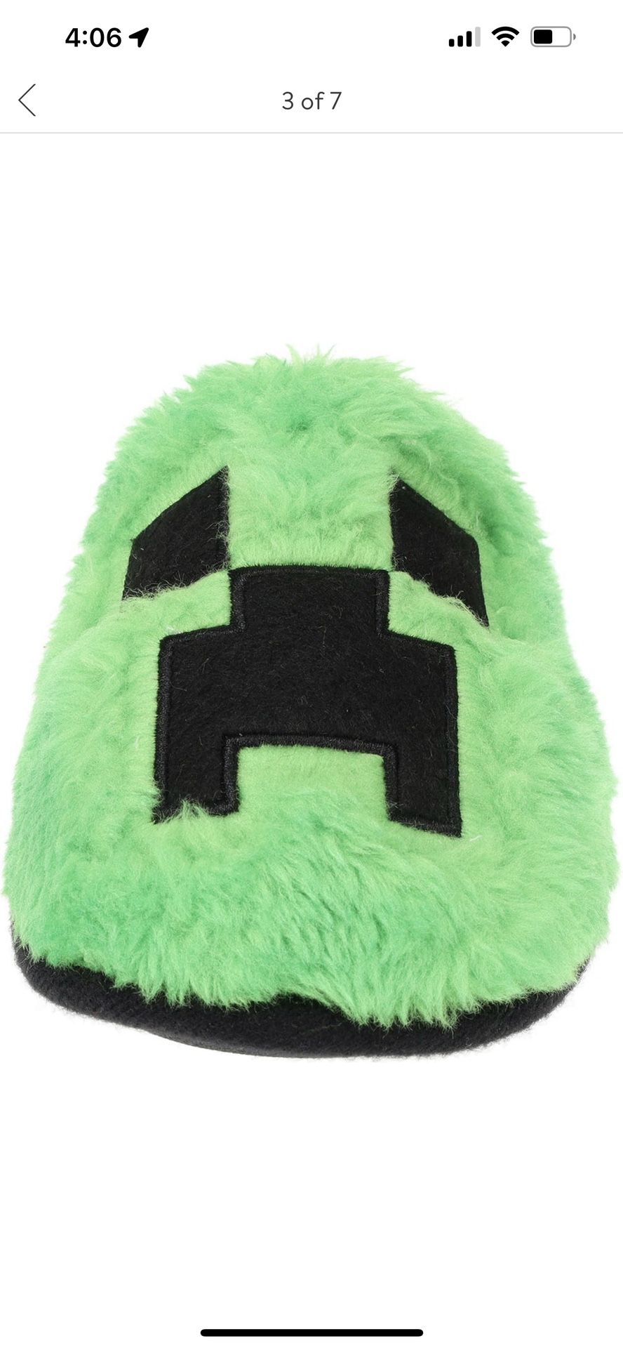Minecraft Slippers Size 5/6 - photo 3