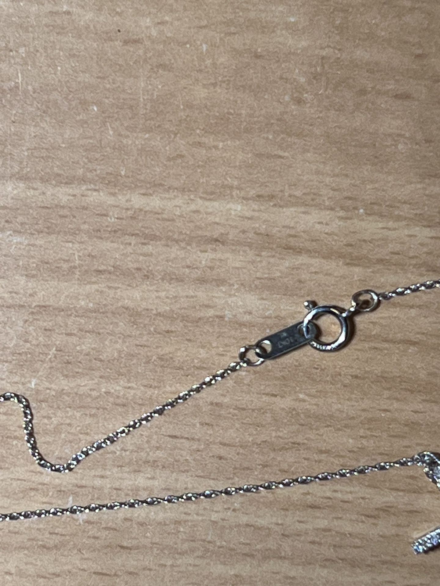 10k White Gold Cross With Diamonds - photo 5