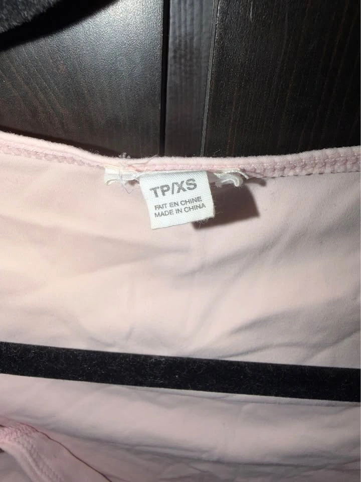Garage Baby Pink Plunge top, XS - photo 2