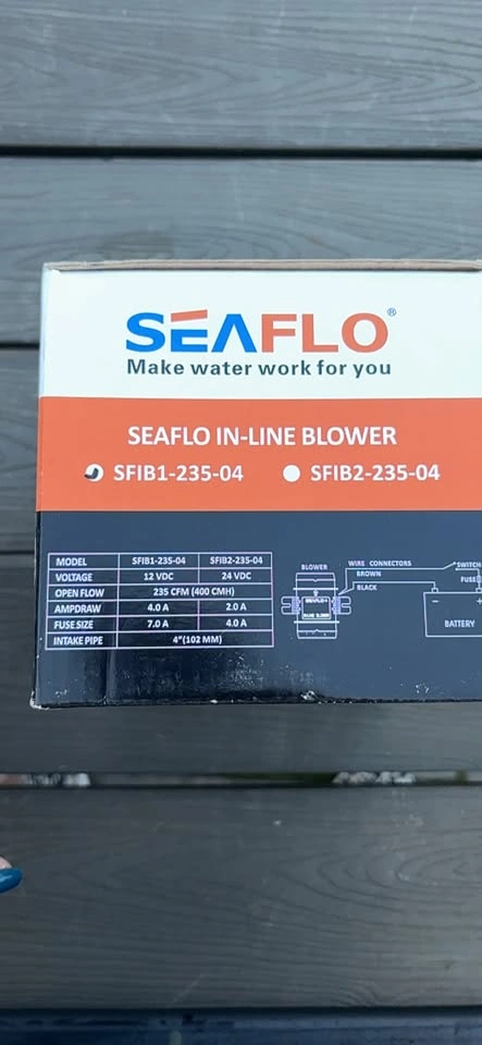 SEAFLO In-Line Blower - photo 3
