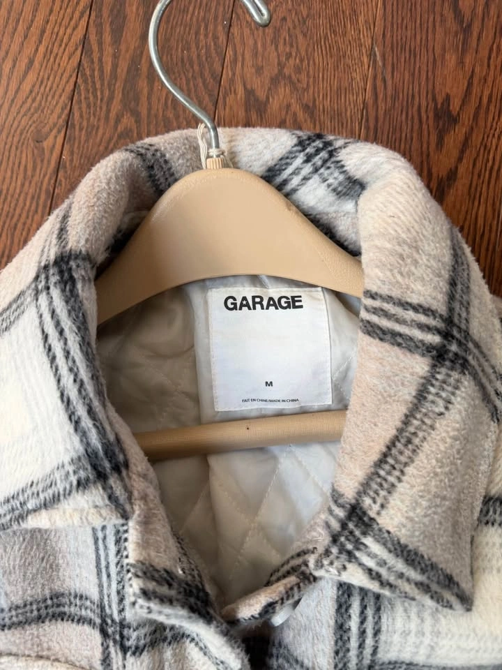 Garage fall plaid shacket, M - photo 2
