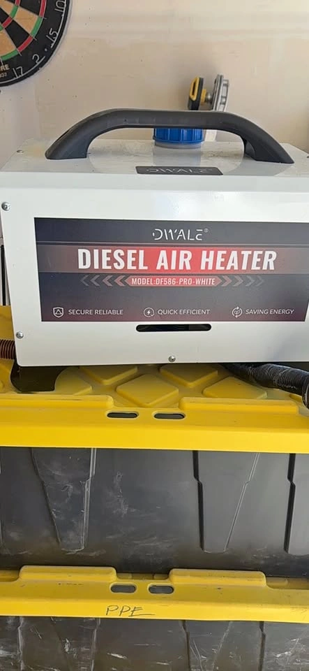 DIWALE DF586-PRO-WHITE Diesel Air Heater