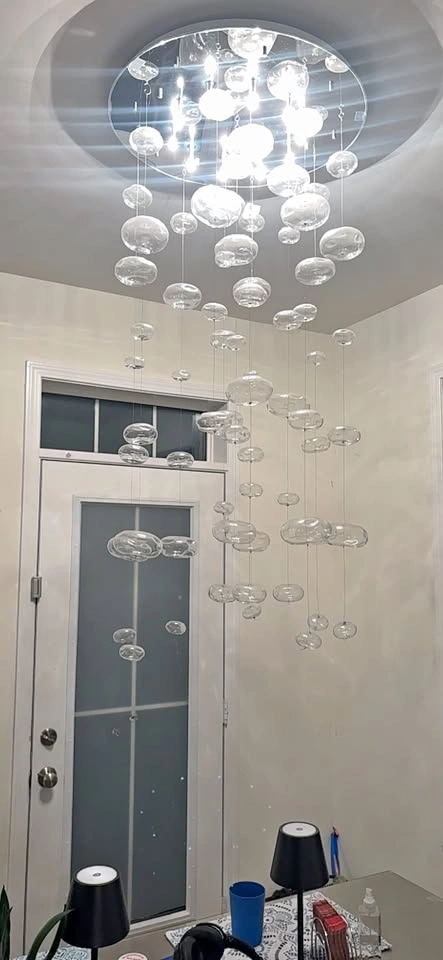 Glass Bubble Chandelier