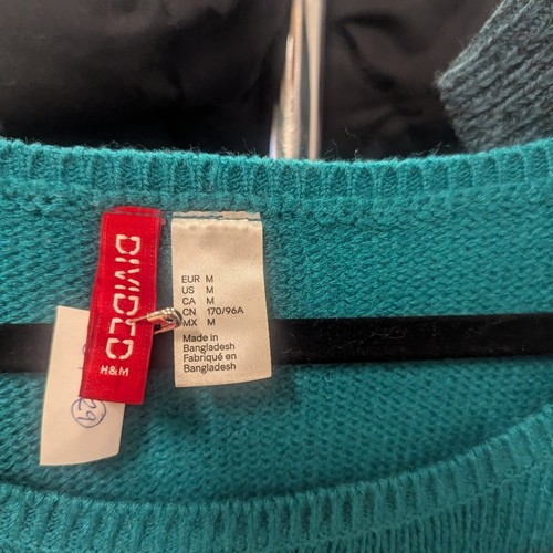 Teal-Black Gradient Women's Sweater - photo 2
