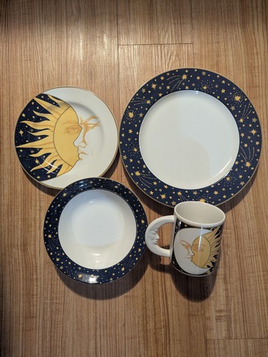 Vitromaster Galaxy Collection 1993 4-Piece Place Setting for 6