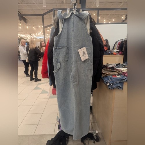 Denim Overalls with Cherry Detail - photo 3