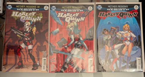 DC Comics Harley Quinn Rebirth Comic Book Lot Issues 14-15-16