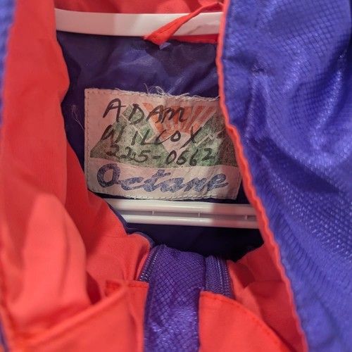 Vintage Octane Colorblock Geometric Windbreaker Jacket - photo 3