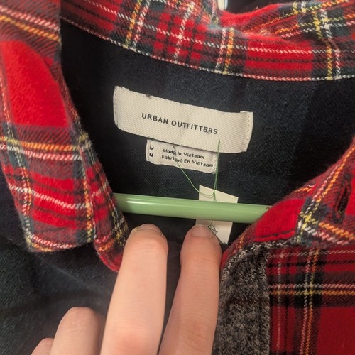 Patchwork Plaid Shirt - photo 2