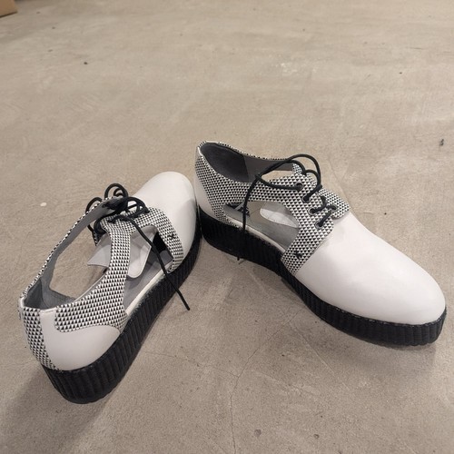 Mam'Zelle black and White Leather Shoes - photo 2