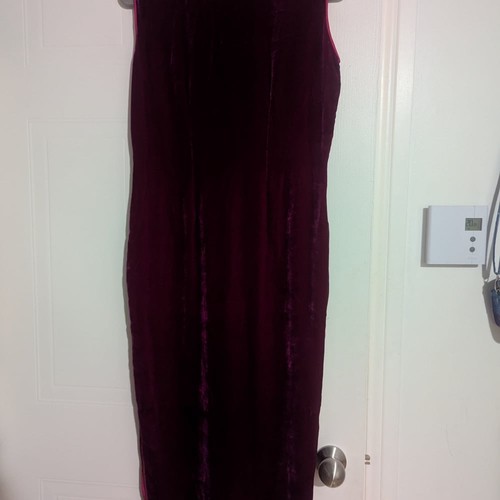 Vintage ChuChu Suzhou Velvet Qipao Set with Jacket - photo 3