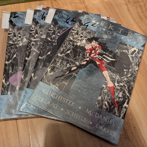 Elektra Root of Evil Comic Book Lot Issues 1-4 Chichester McDani