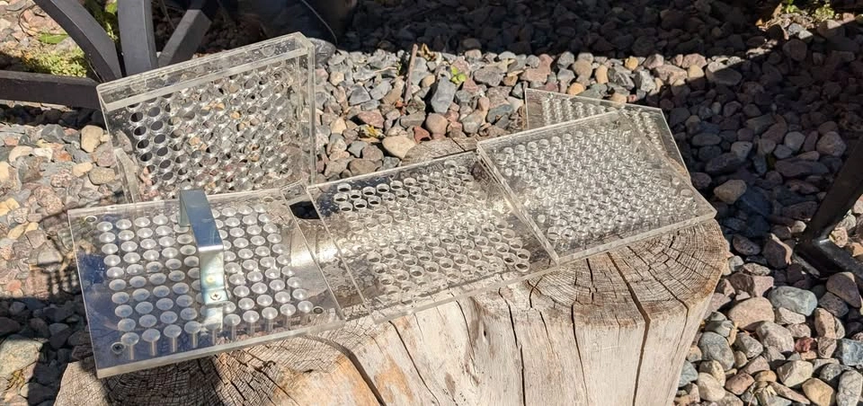 Acrylic 100 Holes Capsule Filling Tray for 000#-5# Capsules - photo 2
