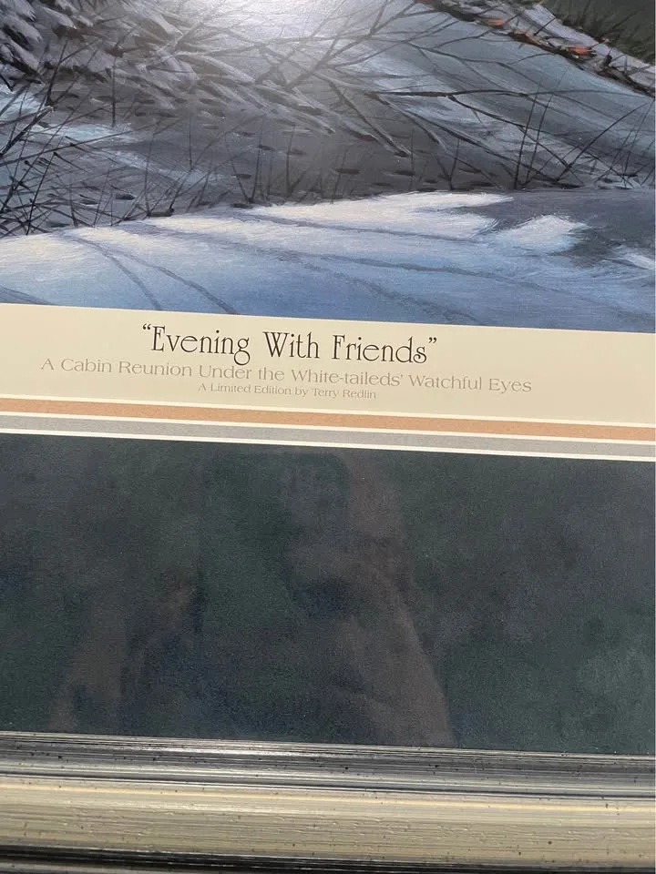 "Evening with Friends" by Terry Redlin Artists Proof COA image indicator(3)