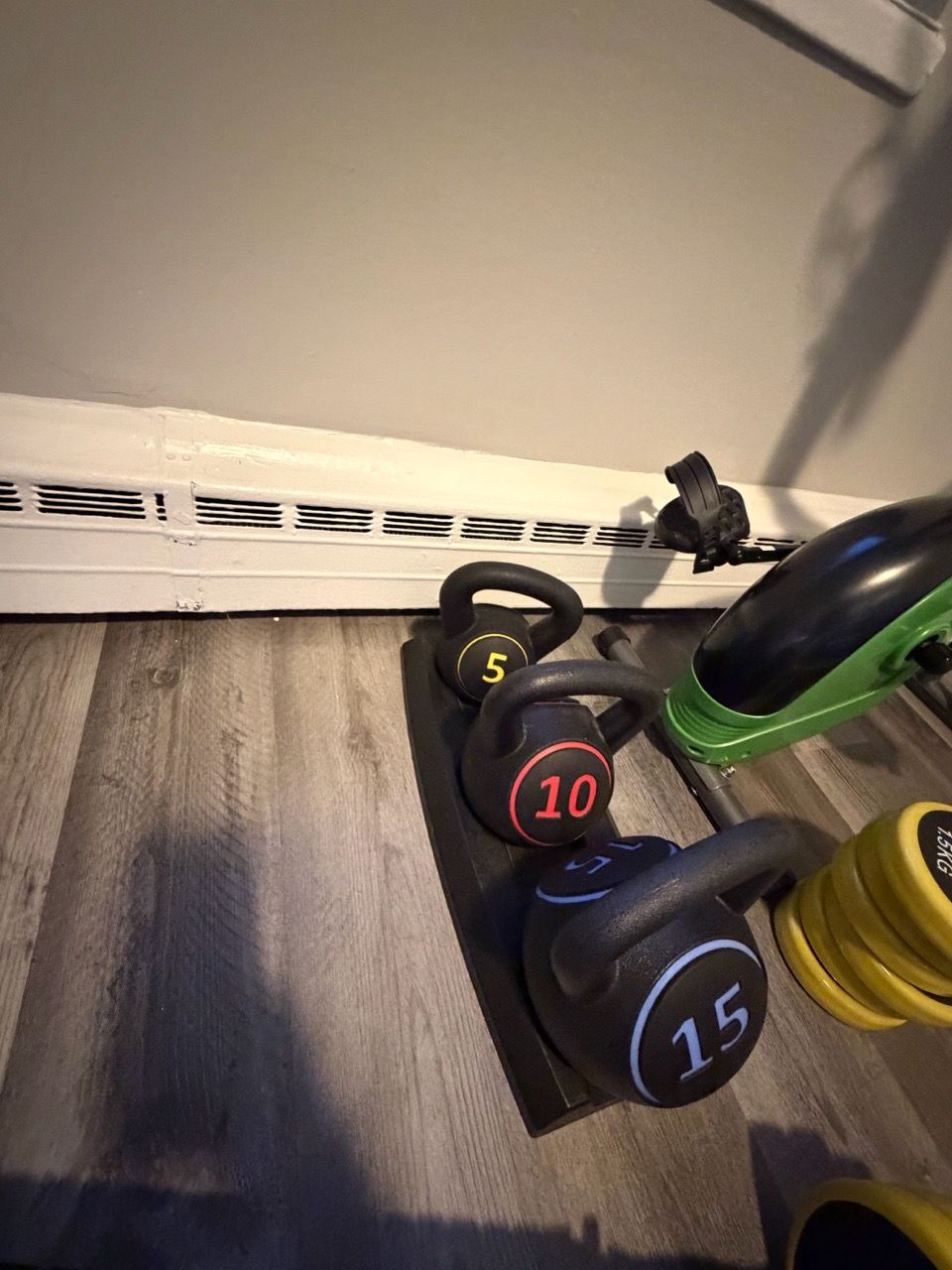 Home Gym Bundle: Folding Exercise Bike, Kettlebells, Weights - photo 3