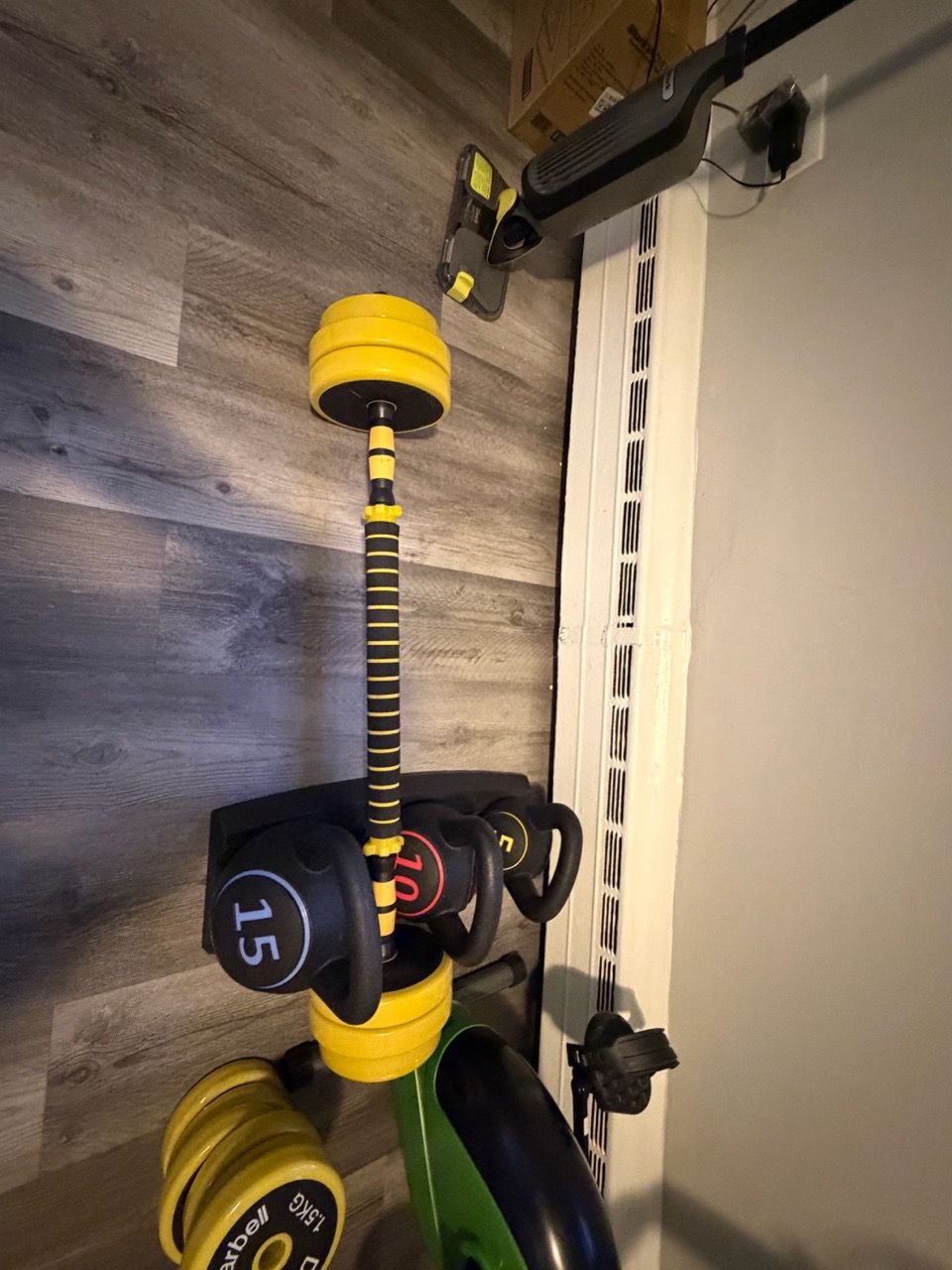 Home Gym Bundle: Folding Exercise Bike, Kettlebells, Weights - photo 4