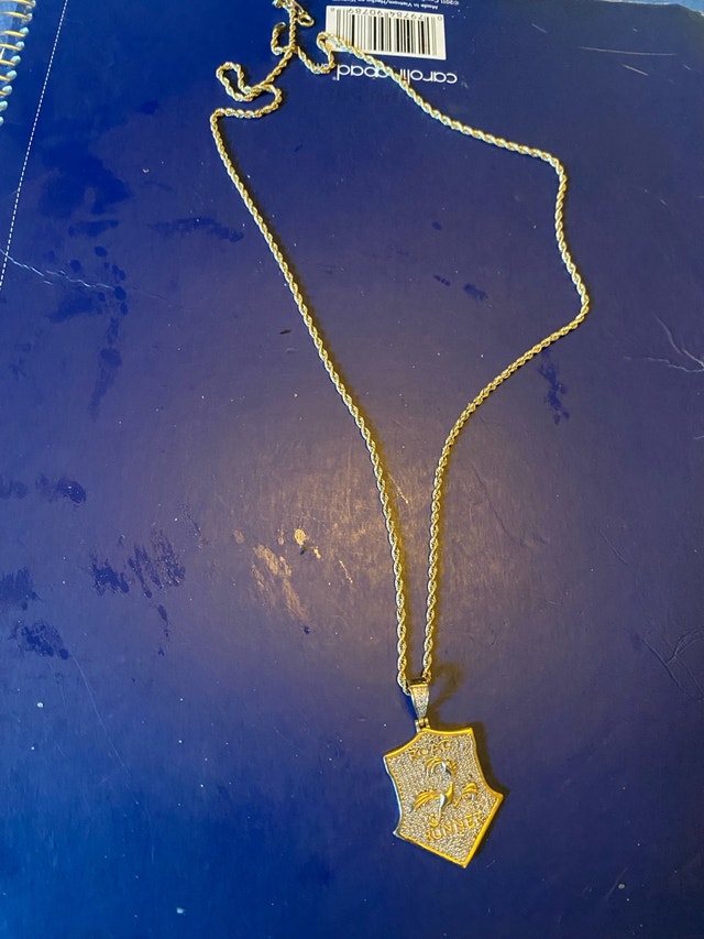 10k Gold Road Runner Pendant Necklace - photo 5