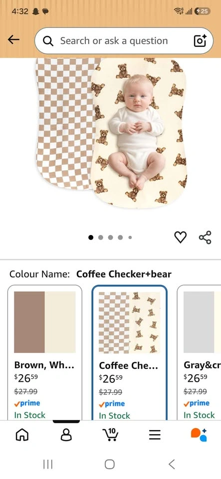 Snuggle me lounger organic with 2 covers - photo 4