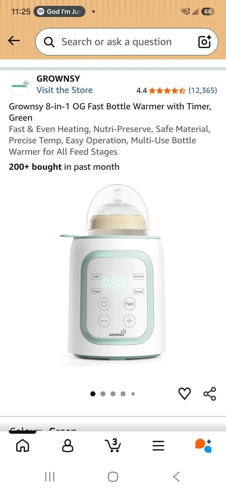 Grownsy 8-in-1 Fast Bottle Warmer - photo 3