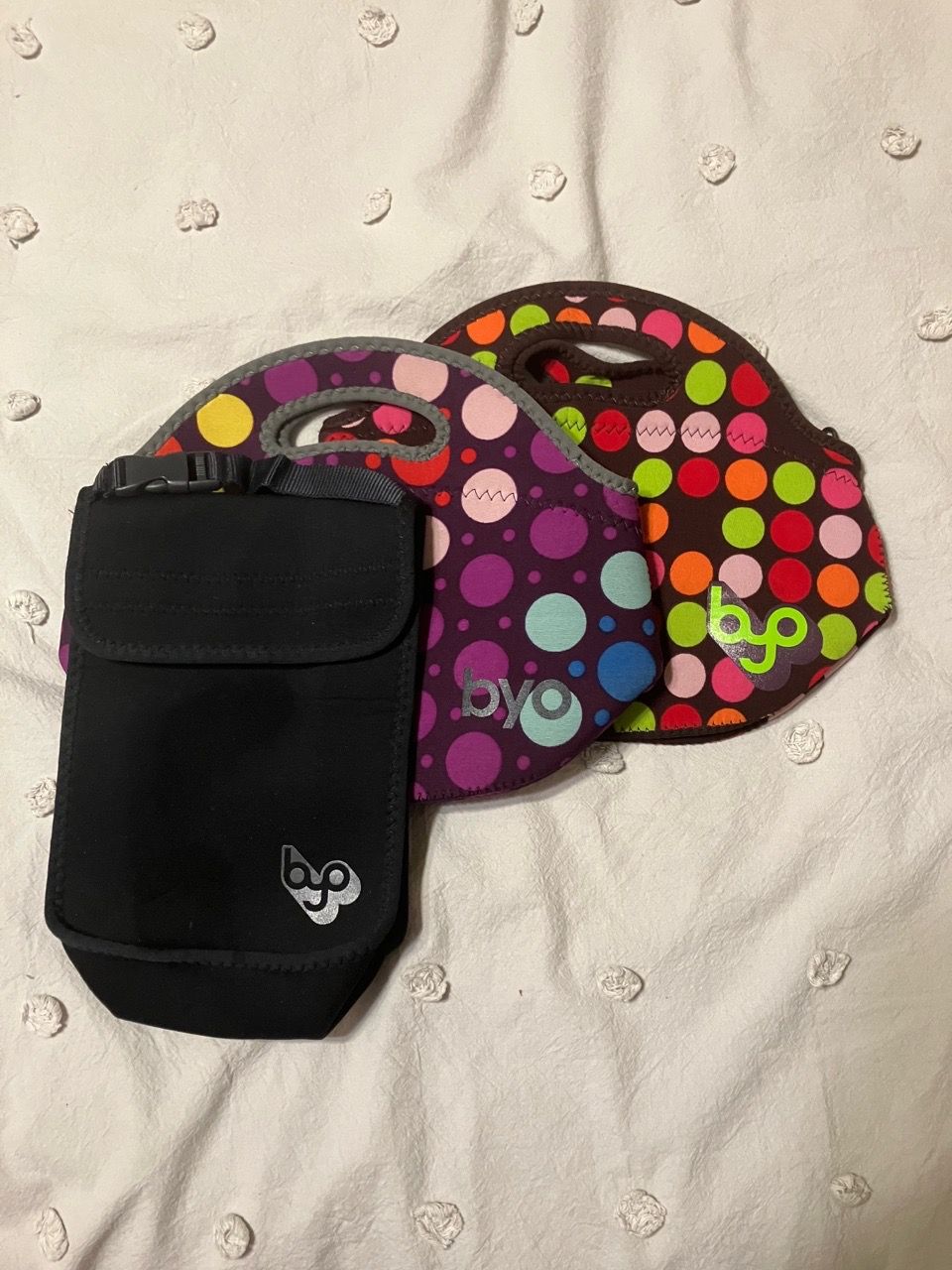 BYO Neoprene Lunch Bags Set of 3