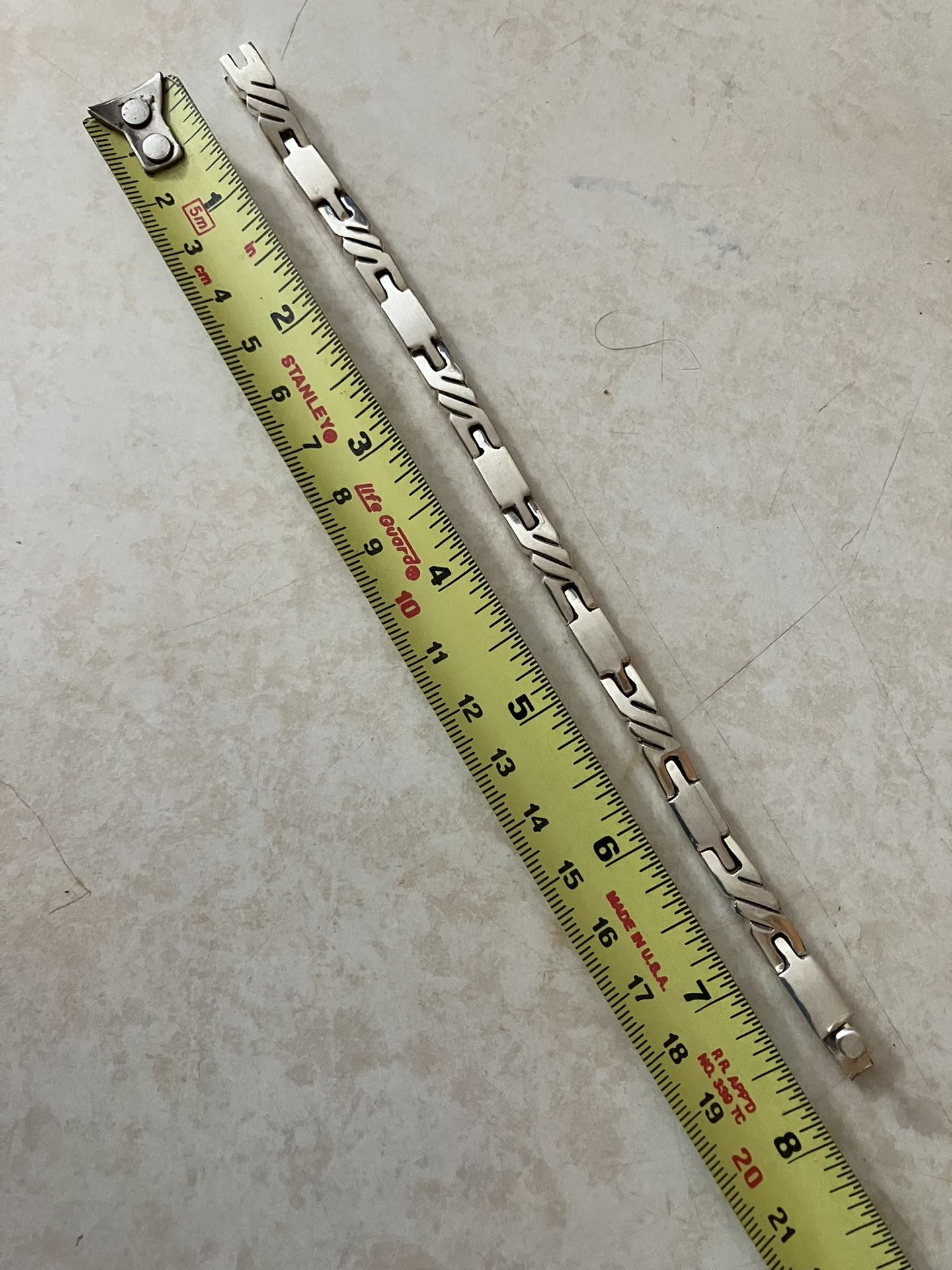 Chunky Silver Link Bracelet - photo 3