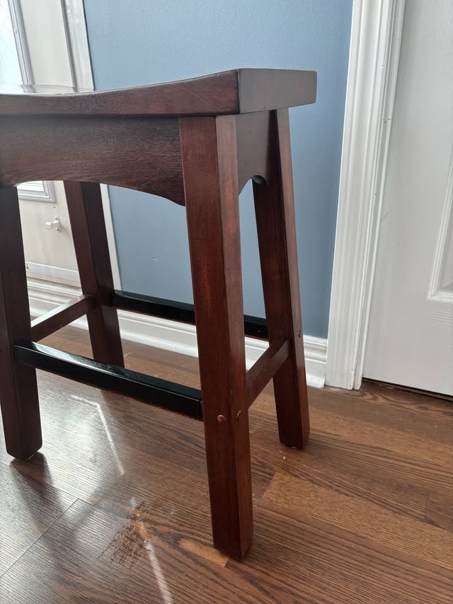 Solid Wood Bar Stool - photo 2