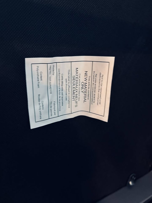 Set of 2 Black Faux Leather Counter-Height Chairs - photo 2