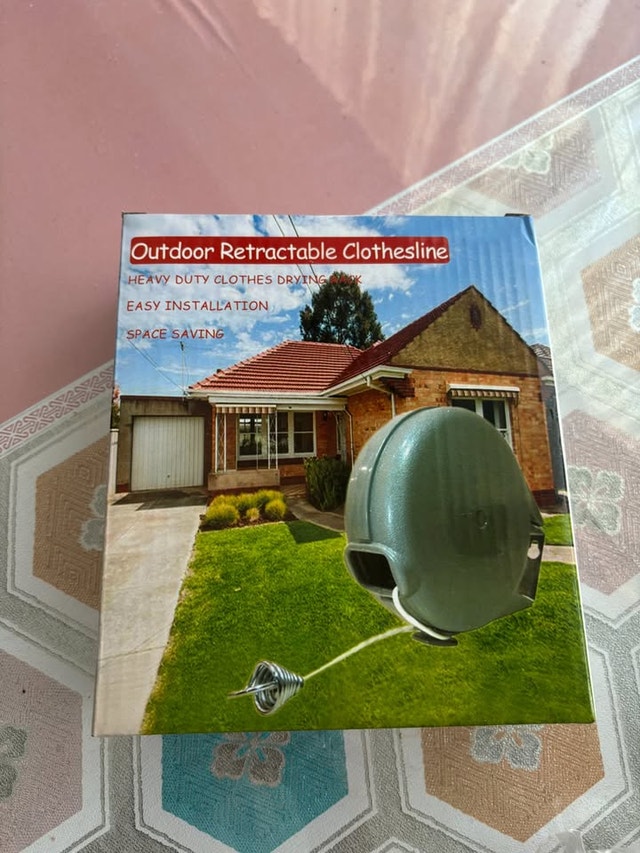 Retractable Clothesline – 12 m Drying Space
