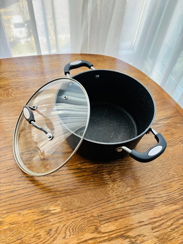 The Rock 24.5 cm Non-Stick Stock Pot with Glass Lid - photo 2