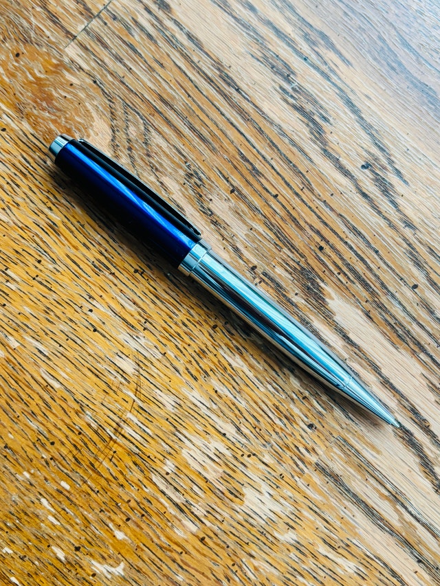 Twist-Action Brass Ballpoint Pen - photo 2