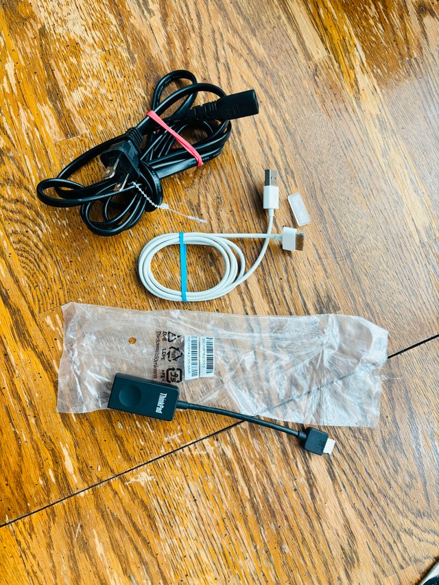 Lenovo ThinkPad Adapter and Computer Cables Bundle