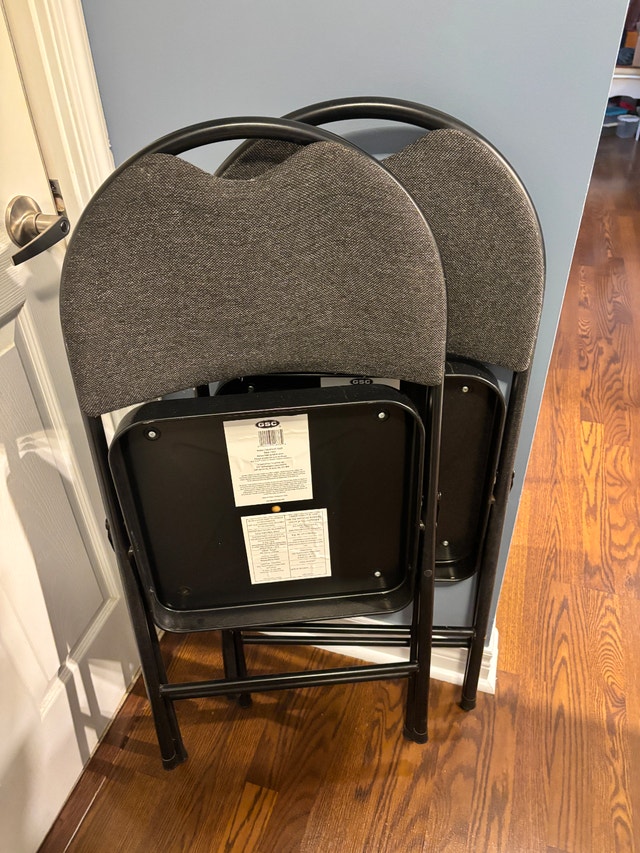 GSC Deluxe Folding Fabric Chairs - photo 2