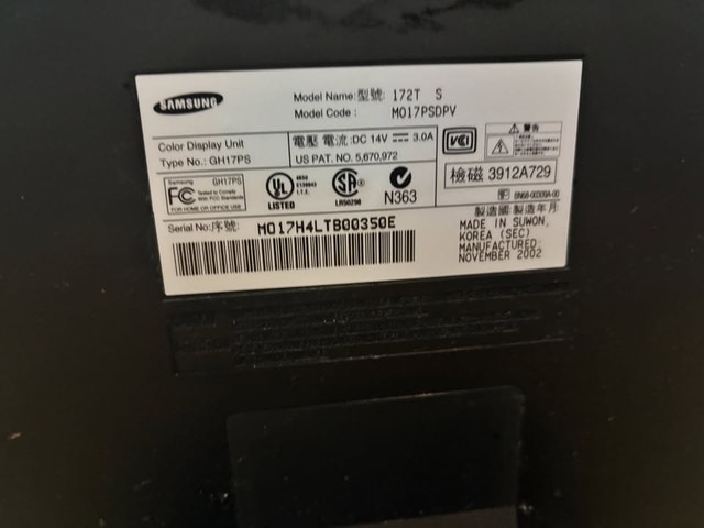 Samsung SyncMaster 172T Monitor - photo 3