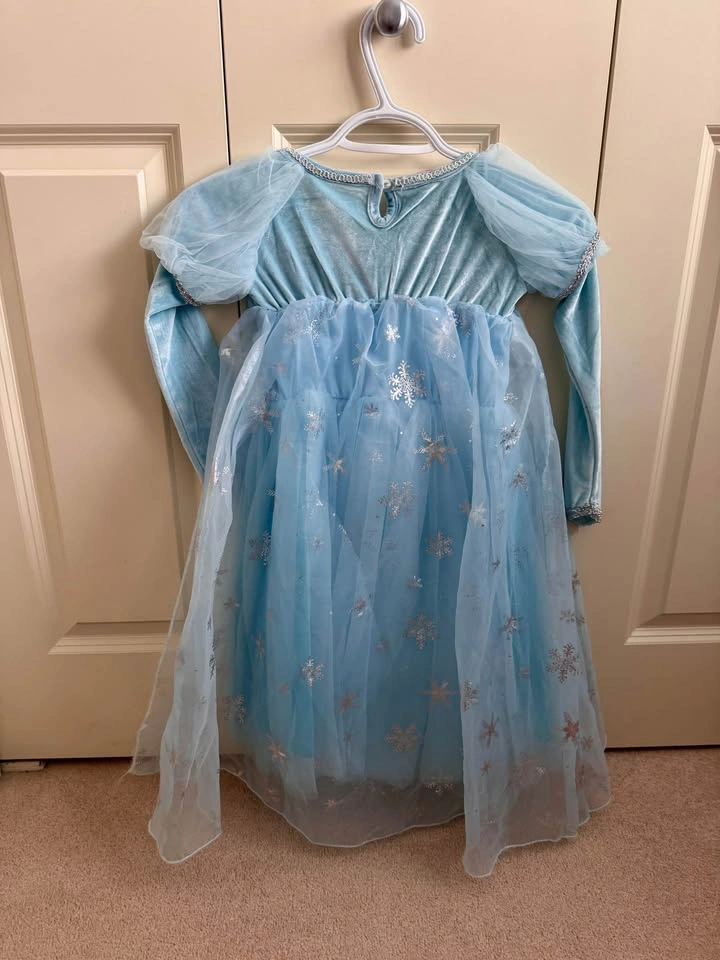 Elsa Sequin Princess Dress – Size 110 - photo 2