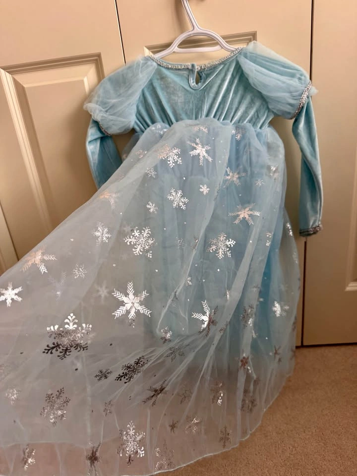Elsa Sequin Princess Dress – Size 110 - photo 3