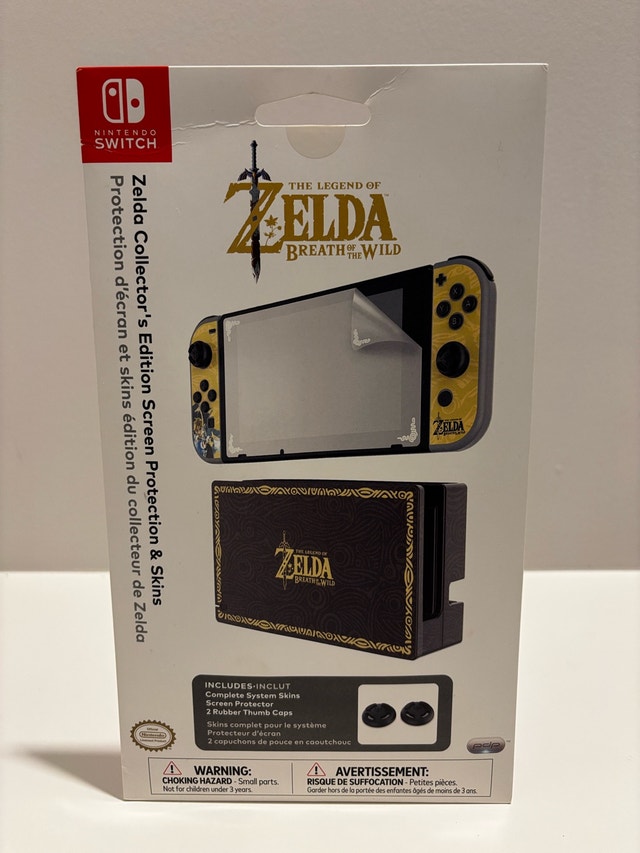 Legend of Zelda Breath of the Wild Nintendo Switch Skin Set