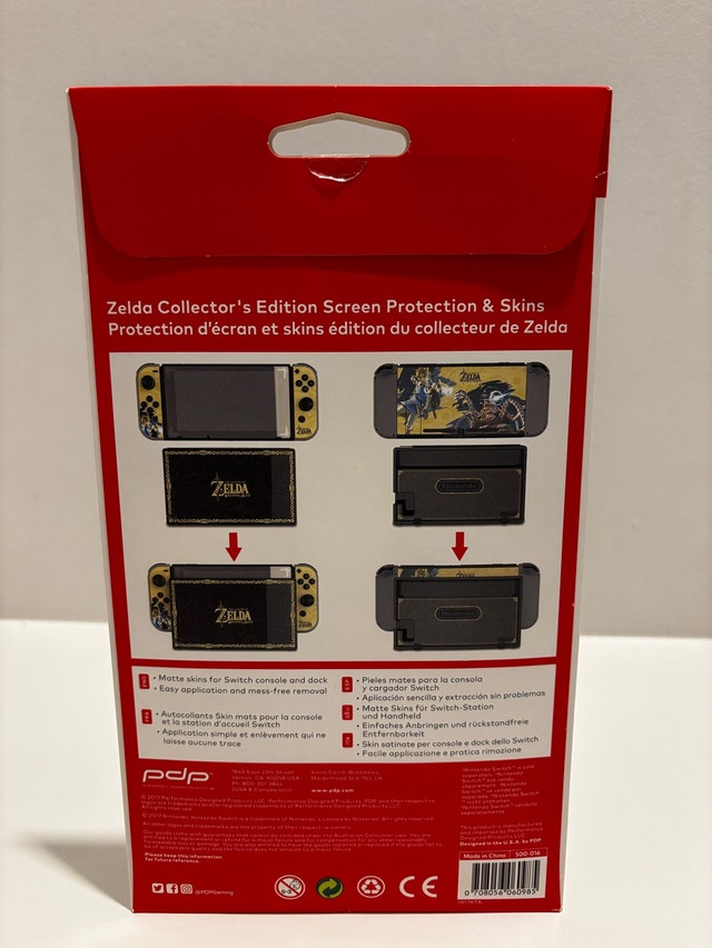 Legend of Zelda Breath of the Wild Nintendo Switch Skin Set - photo 4