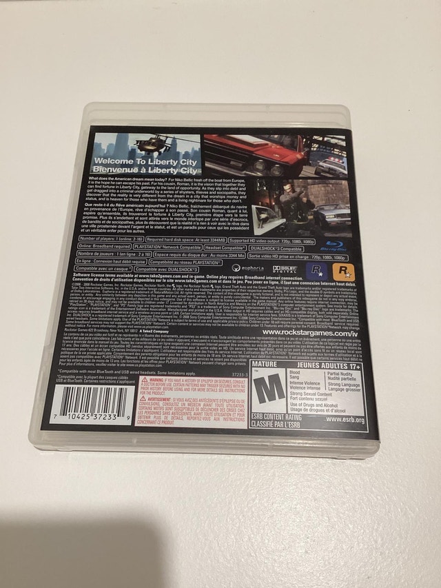 Grand Theft Auto IV GTA 4 PS3 PlayStation 3 - photo 4