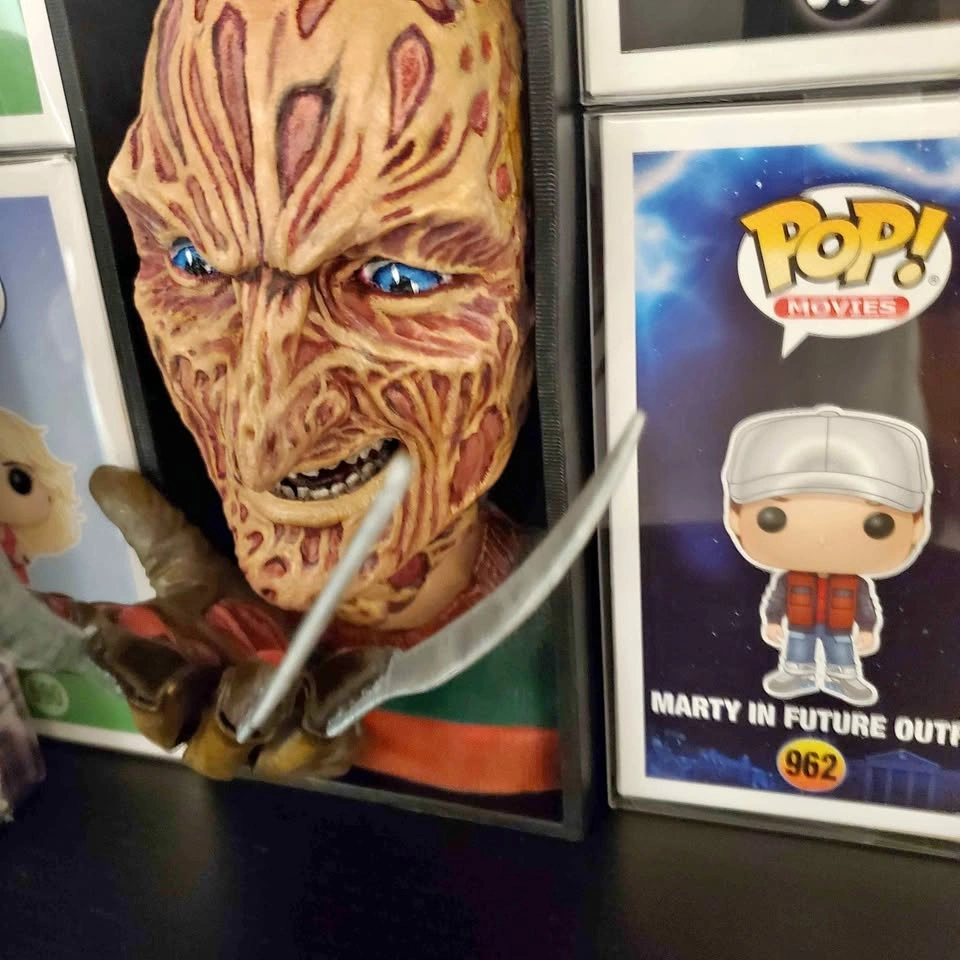 Freddy Krueger book end display