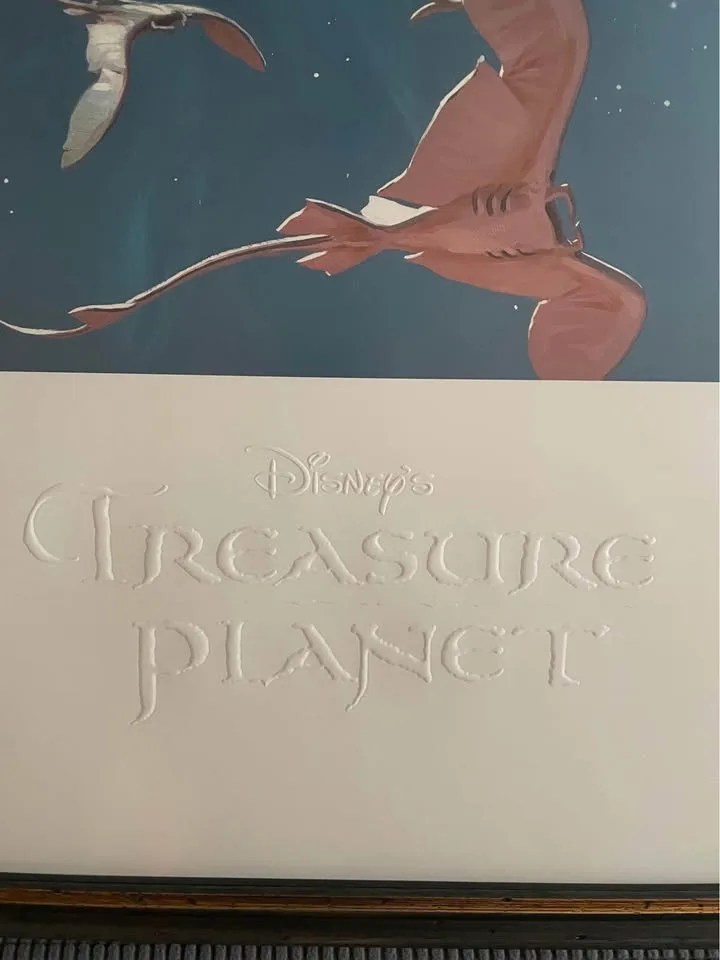 DISNEY "TREASURE PLANET" LITHOGRAPH SIGNED image indicator(2)