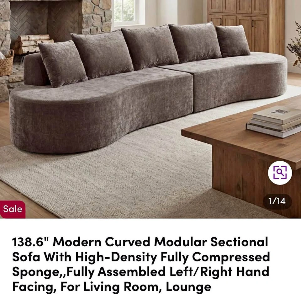 Curved Modular Sectional