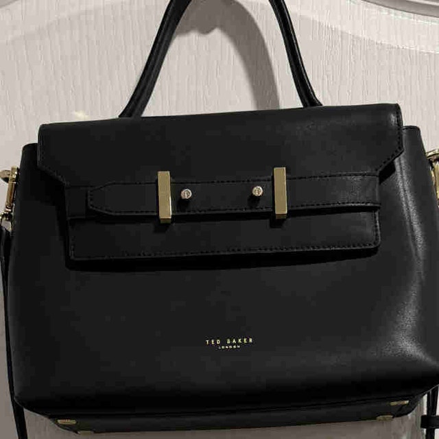 Ted Baker Taymar Studded Edge Leather Satchel