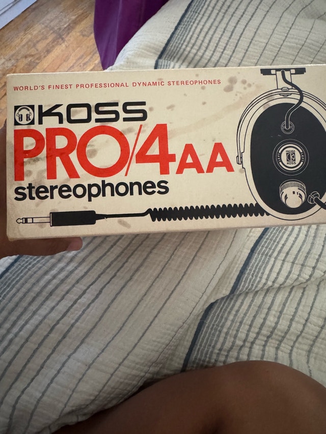 Vintage Koss PRO/4AA Stereophones – Brand New in Box