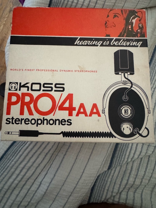 Vintage Koss PRO/4AA Stereophones – Brand New in Box - photo 3