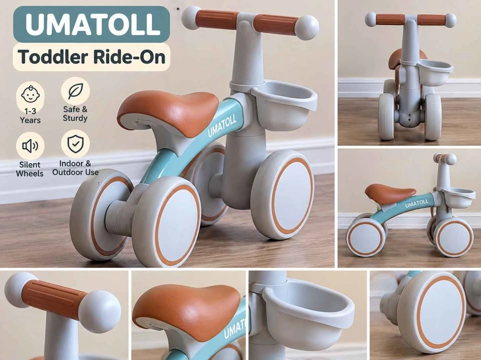 UMATOLL Toddler Ride-On balance Bike - photo 2