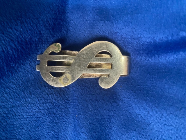 925 stamped silver money clip