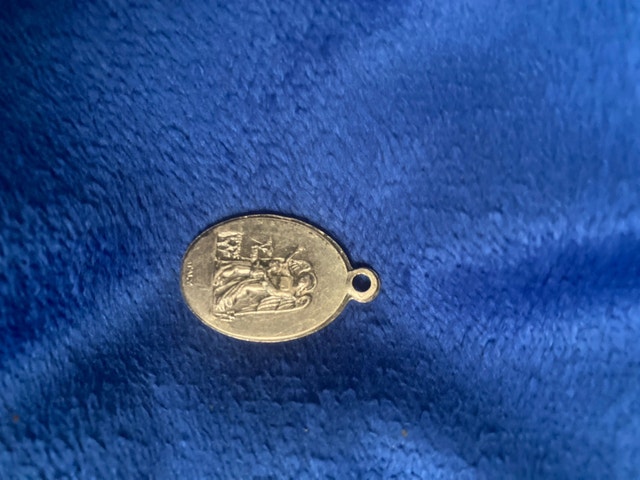 stamped Italy silver pendant - photo 2