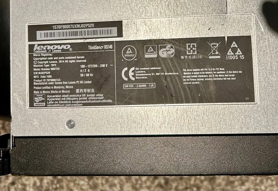 Lenovo ThinkServer RS140 1U Rack Server (i3, 8GB RAM, SSD+HDD) - photo 2