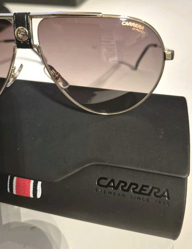 Carrera Aviator Sunglasses Black Gold Unisex - photo 2